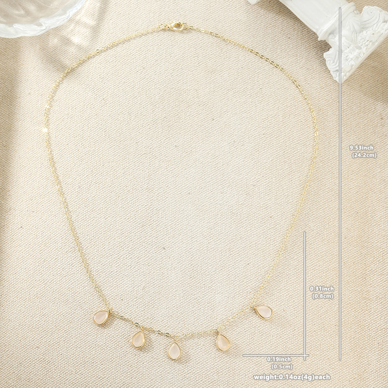 Women's Elegant Mexican Style Waterdrop Chain Necklace